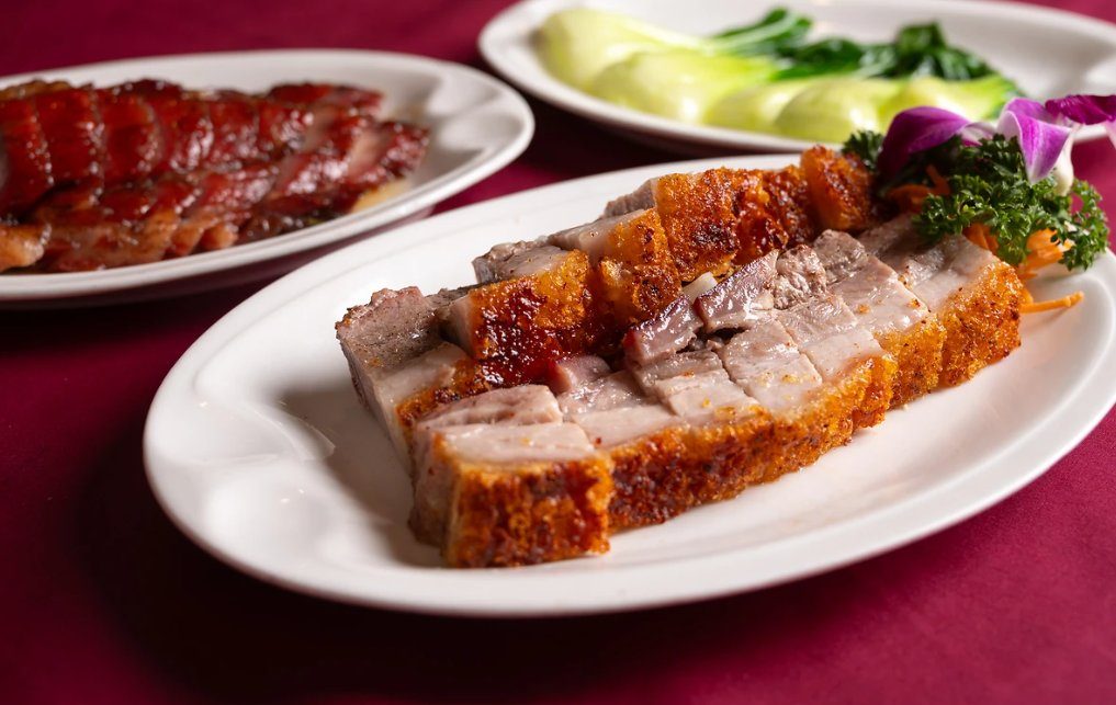 Crispy skin roast pork belly